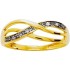 Bague Or jaune Diamants.