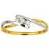 Bague Trilogie 2 Ors Diamants.