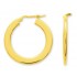 Boucles d'Oreilles Cr�oles Or Jaune.