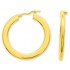 Boucles d'Oreilles Cr�oles Or Jaune.