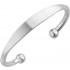 Bracelet Argent rigide identit�. Gravure offerte - Port offert.