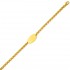 Bracelet Identit� Junior Or Jaune.