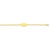 Bracelet Identit� Junior Or Jaune.