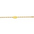 Bracelet Identit� Junior Or Jaune.