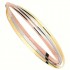Bracelet jonc 3 Ors entrelac�s.