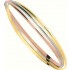 Bracelet jonc 3 Ors entrelac�s.