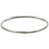 Bracelet Jonc Massif Or Blanc.