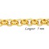 Bracelet Jaseron Or jaune.