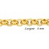 Bracelet Jaseron Or jaune.