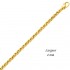 Bracelet Jaseron Or jaune.