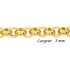 Bracelet Jaseron Or jaune.
