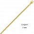Bracelet Jaseron Or jaune.