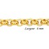 Bracelet Jaseron Or jaune.