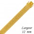 Bracelet Femme Or Jaune maille Polonaise.