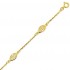 Bracelet Motifs Filigranes Or Jaune.