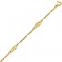Bracelet Motifs Filigranes Or Jaune.
