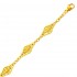 Bracelet Motifs Filigranes Or Jaune.