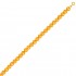 Bracelet Boules Stri�es Or jaune 7 mm - Bijoux Femme - Princesse Diamants.