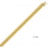 Gourmette Am�ricaine Or Jaune 7.5 mm