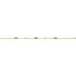 Bracelet motifs Antillais Or jaune 3 motifs 2 boules.
