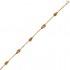 Bracelet motifs Antillais Or jaune 5 motifs.