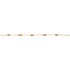 Bracelet motifs Antillais Or jaune 5 motifs.