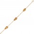 Bracelet motifs Antillais Or jaune 3 motifs.