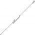 Bracelet Pr�nom Or Blanc.