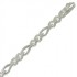 Cha�ne Argent maille altern�e 1/2.
