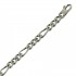 Cha�ne Argent maille altern�e 1/3.
