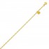 Cha�ne de Cheville Or Jaune 1 Papillon.