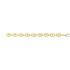 Cha�ne Grain de Caf� Or jaune creux