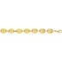 Cha�ne Grain de Cafe Or jaune creux
