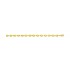 Cha�ne grain de caf� or jaune 6 mm