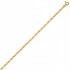 Cha�ne Or jaune maille altern�e 1/1
