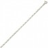 Cha�ne Or Blanc maille altern�e 1/1