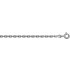 Cha�ne Or Blanc maille For�at