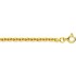 Cha�ne Or jaune maille For�at Ronde