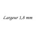 Cha�ne Or Blanc maille Gourmette