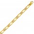 Cha�ne Or jaune maille altern�e 1/1