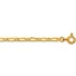 Cha�ne Or jaune maille altern�e 1/1