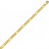 Cha�ne Or jaune maille altern�e 1/3 
