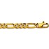 Cha�ne Or jaune maille altern�e 1/3 