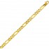 Cha�ne Or jaune maille altern�e 1/3 