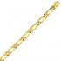 Cha�ne Or jaune maille altern�e 1/3 