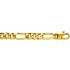 Cha�ne Or jaune maille altern�e 1/3 
