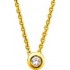 Cha�ne/Pendentif Or jaune Diamant. 