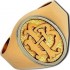 Chevali�re Homme Or jaune.