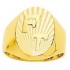Chevali�re Or jaune Lapid�e