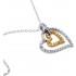 Cha�ne/Pendentif 2 Ors Diamants.